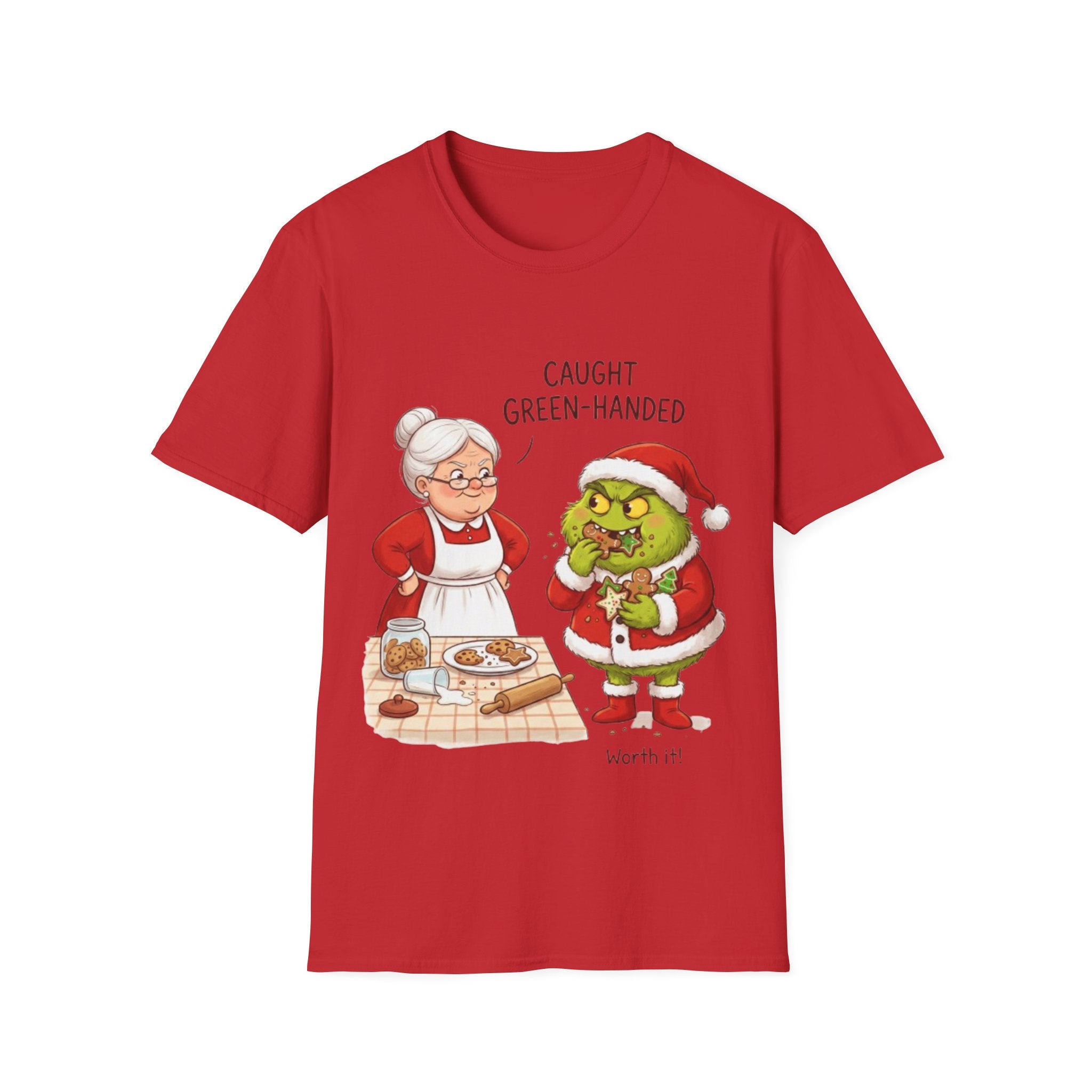Grinch Cookie Thief T-shirt | Funny Holiday Baking Tee