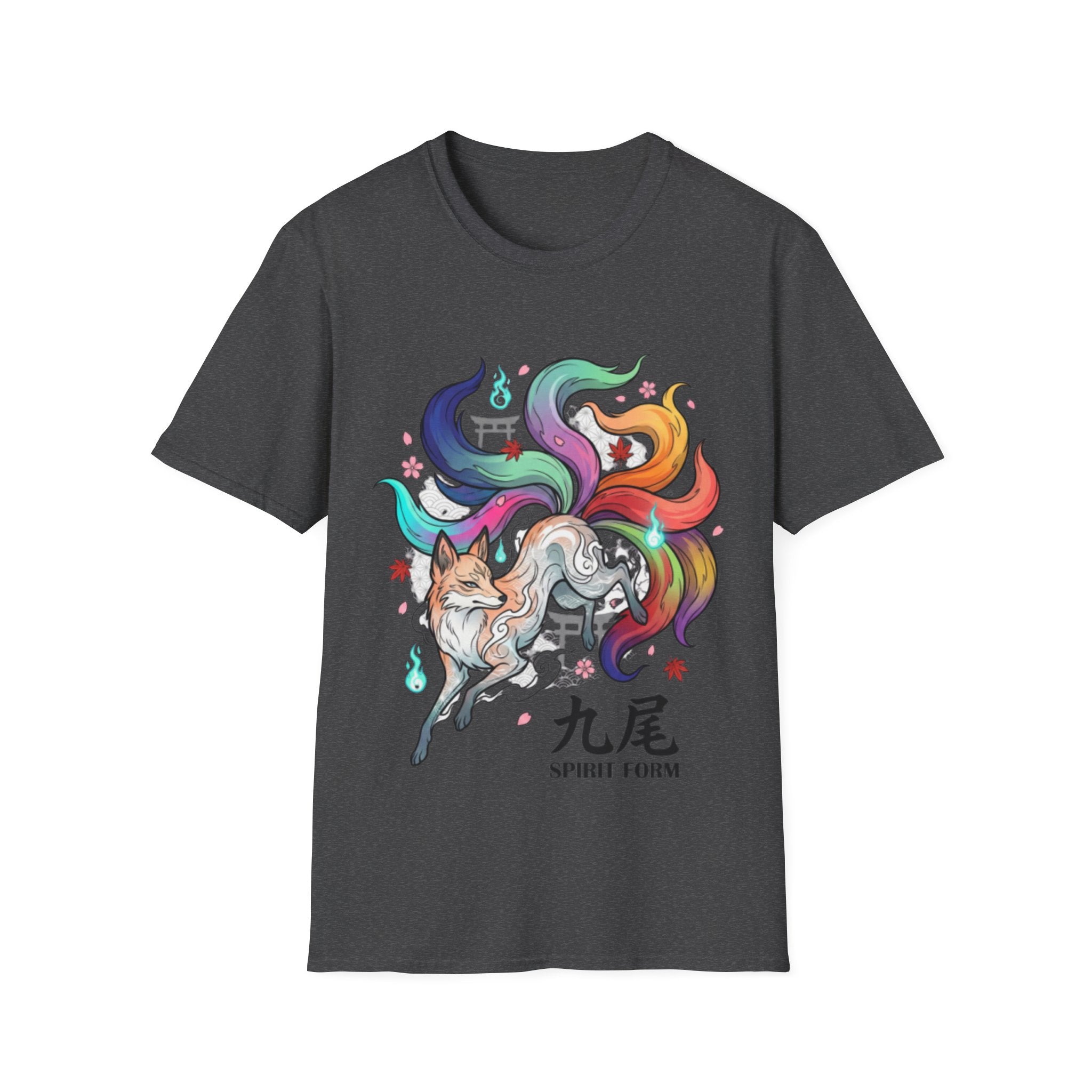 Mystical Nine-Tailed Fox Urban Streetwear Tee