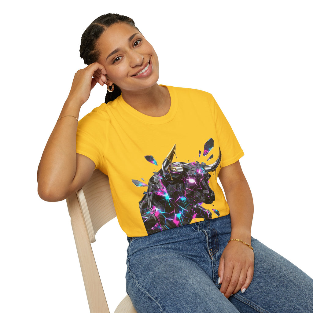 Neon Bull Unisex Tee - Trendy Urban Streetwear