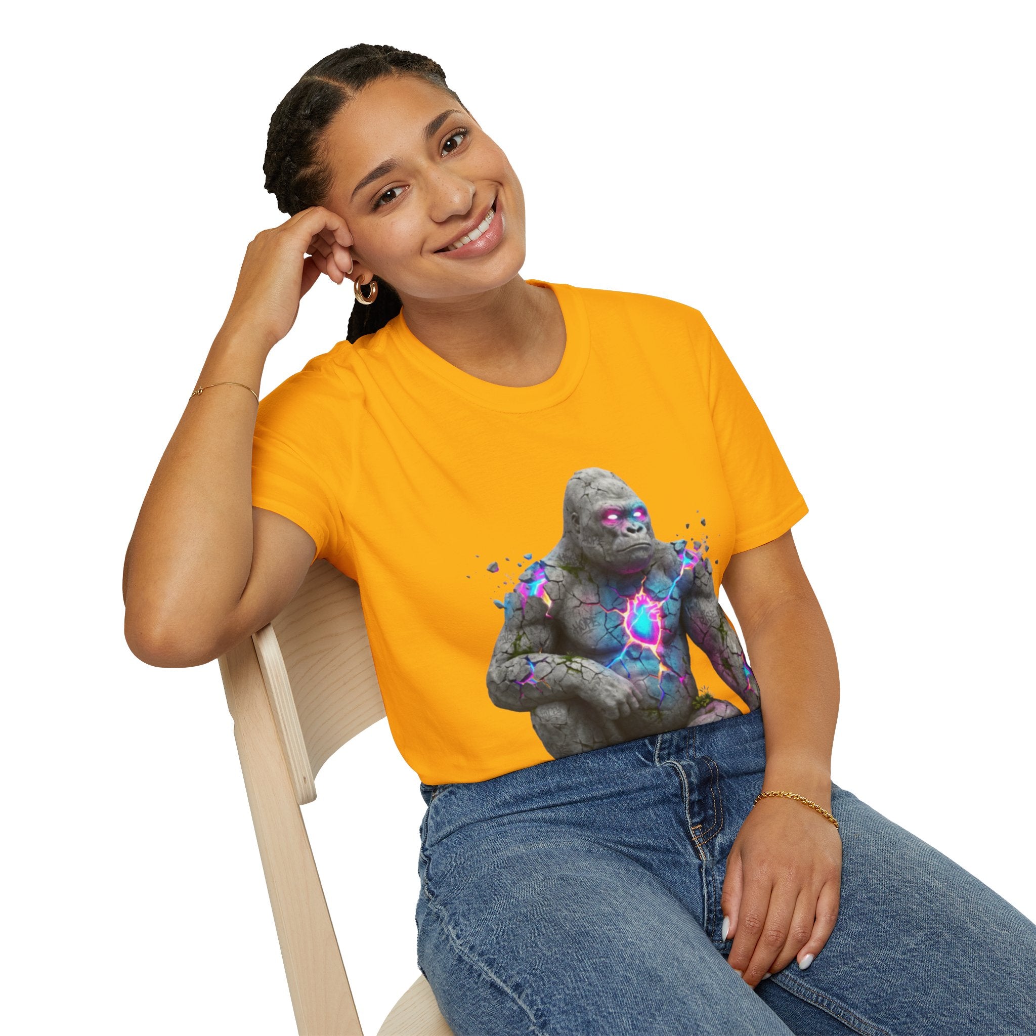 Urban Stone Gorilla Graphic Tee - Trendy Streetwear