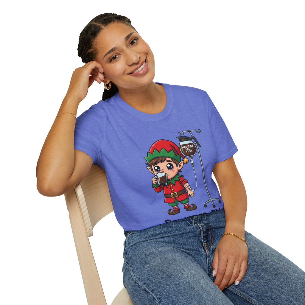 Christmas T-Shirt: Powerd by Holiday Anxiety