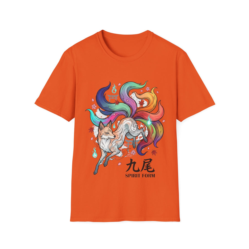 Mystical Nine-Tailed Fox Urban Streetwear Tee