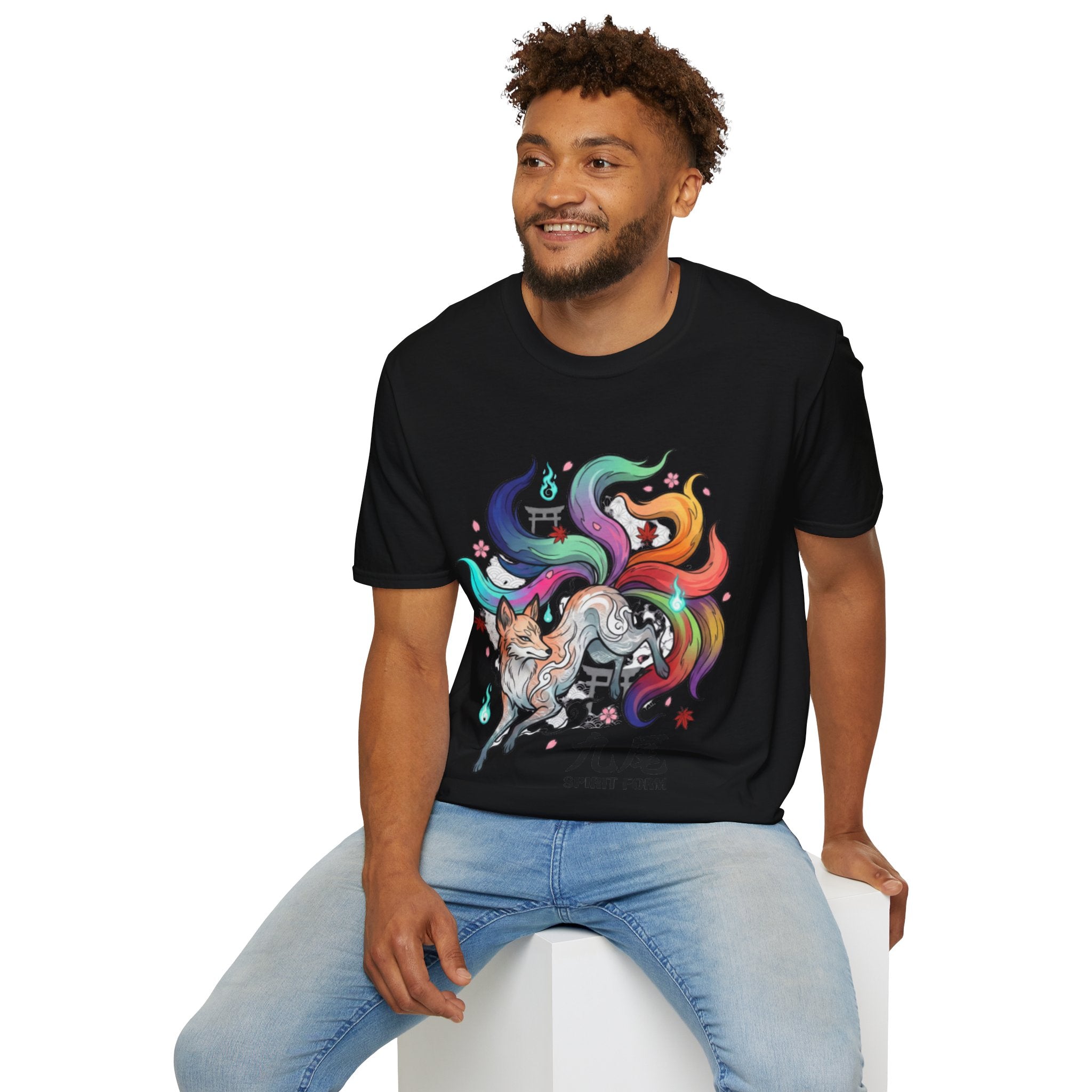 Mystical Nine-Tailed Fox Urban Streetwear Tee