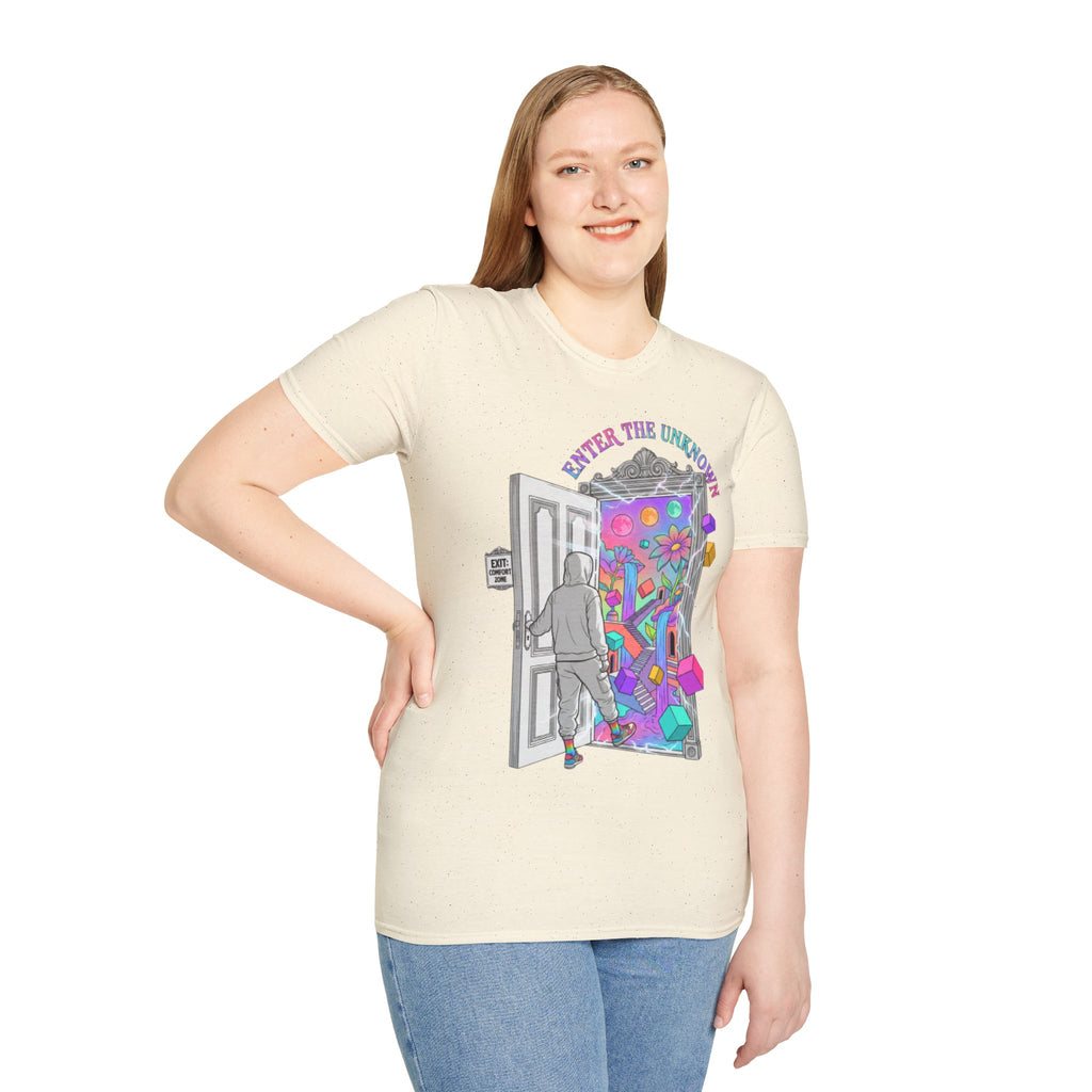 Trendy Streetwear 'Enter the Unknown' Tee