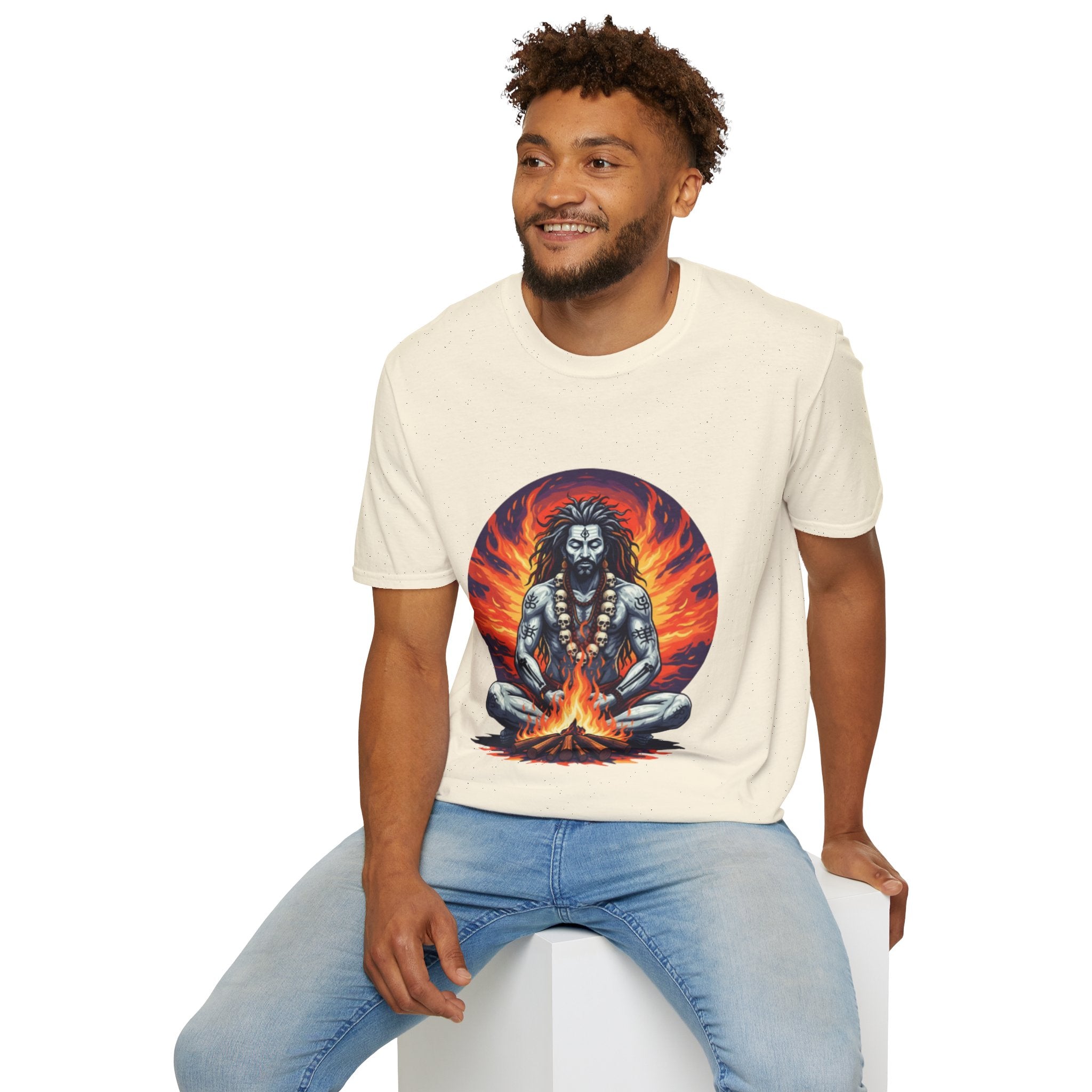 Authentic Aghori India T-Shirt: Bold Cultural Statement
