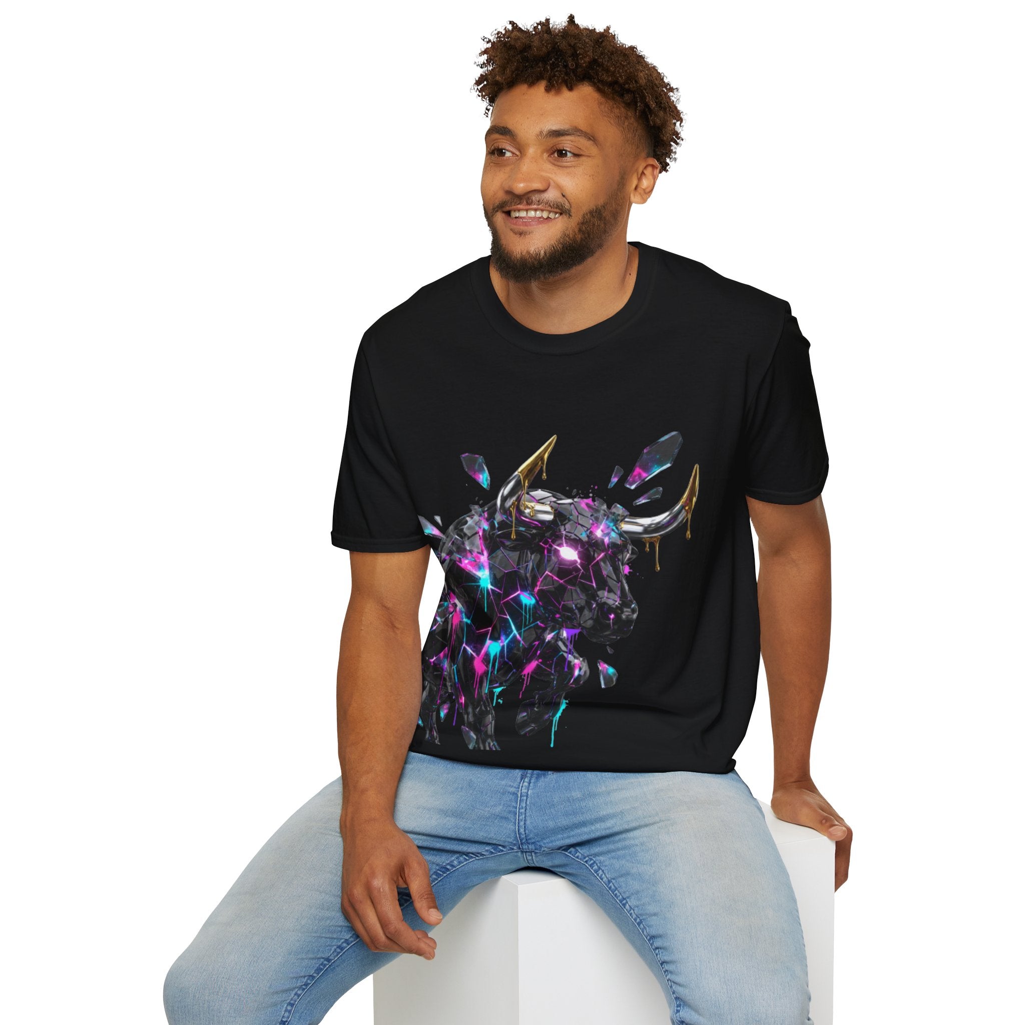 Neon Bull Unisex Tee - Trendy Urban Streetwear