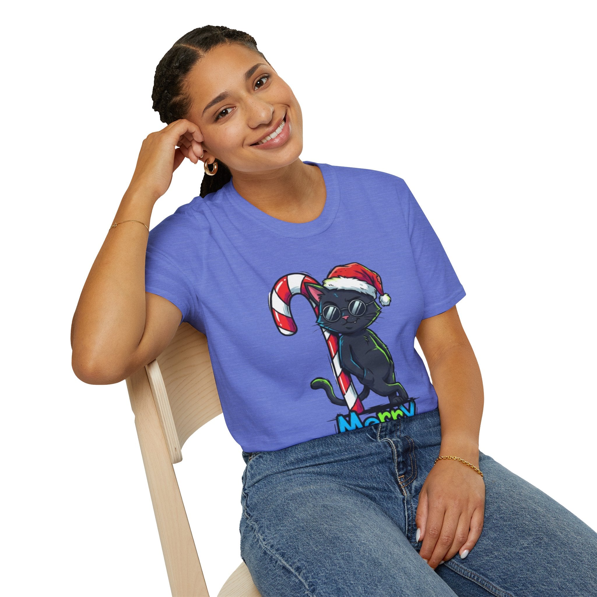 Christmas T-shirt: Merry Whatever Cat