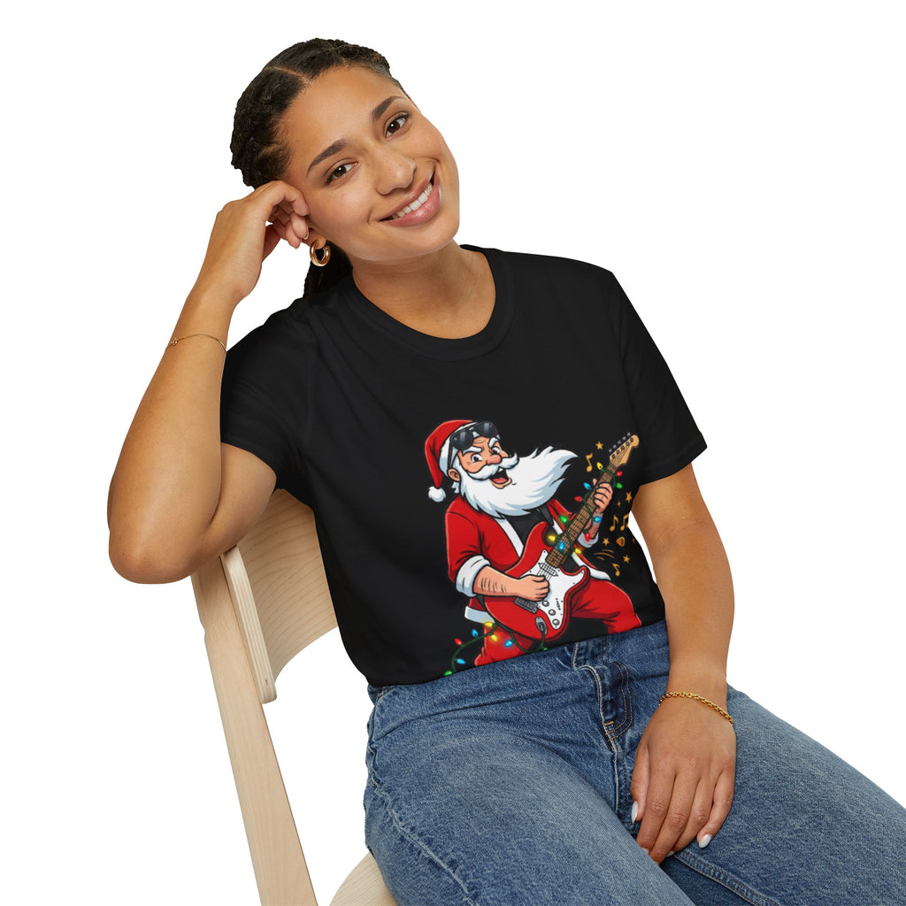 Rockin' Santa Tee | Funny & Cool Christmas T-shirt