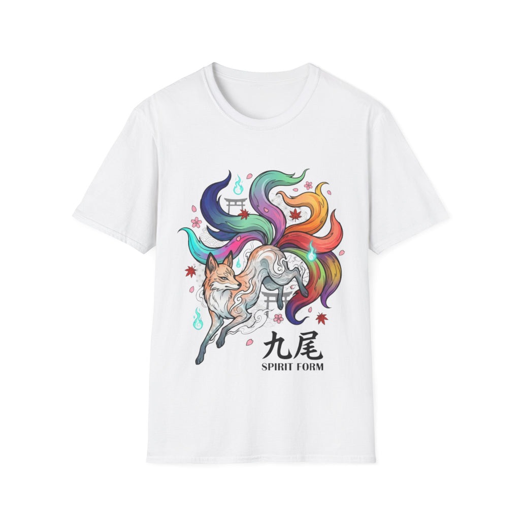 Mystical Nine-Tailed Fox Urban Streetwear Tee