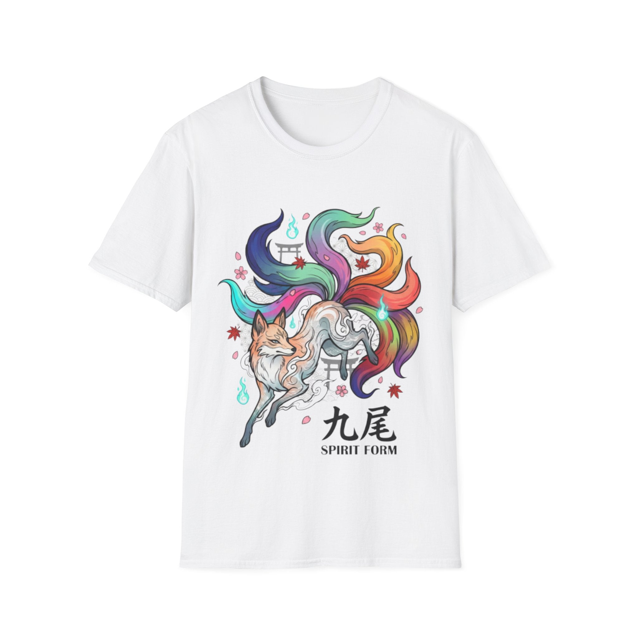 Mystical Nine-Tailed Fox Urban Streetwear Tee