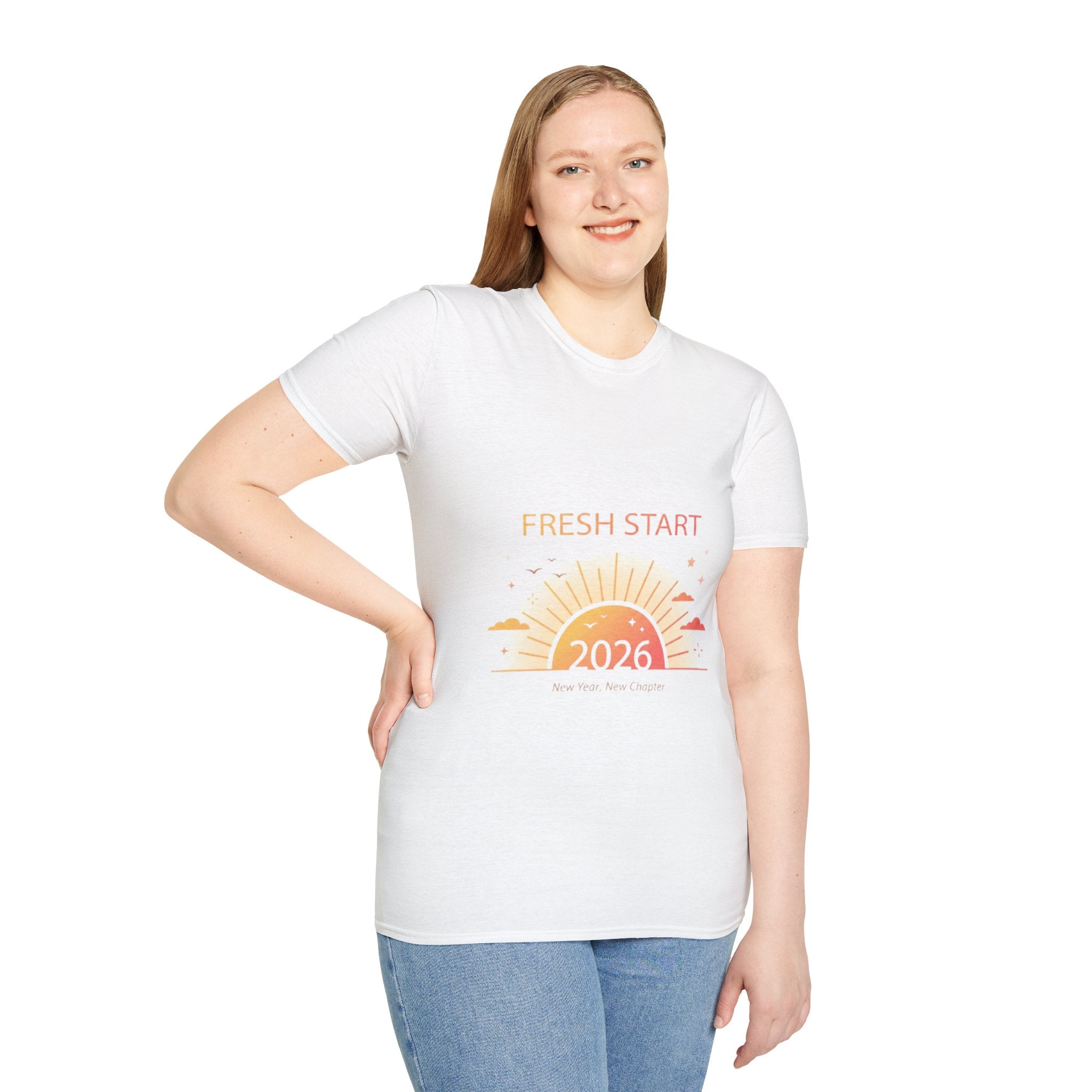 Trendy 2026 Fresh Start Sunrise Unisex Tee