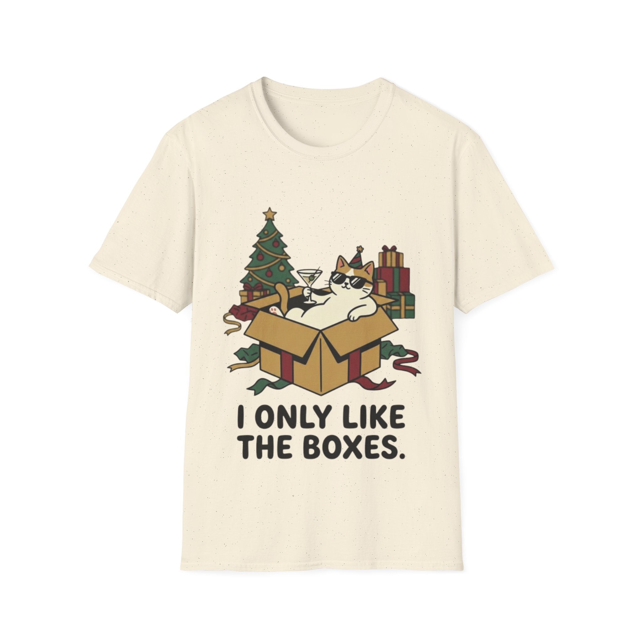 Cat Holiday Spirit Tee | Funny & Cool Christmas T-shirt