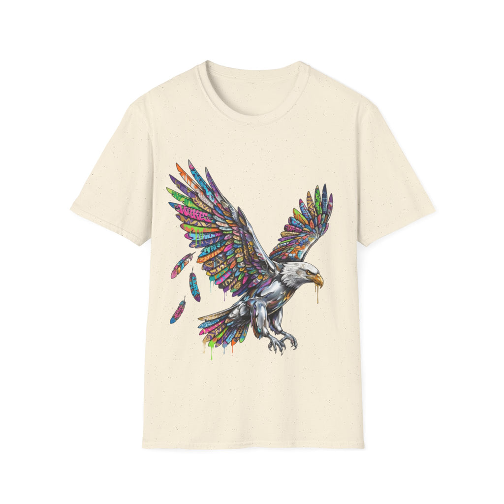 Vibrant Urban Eagle T-Shirt - Bold Streetwear Design