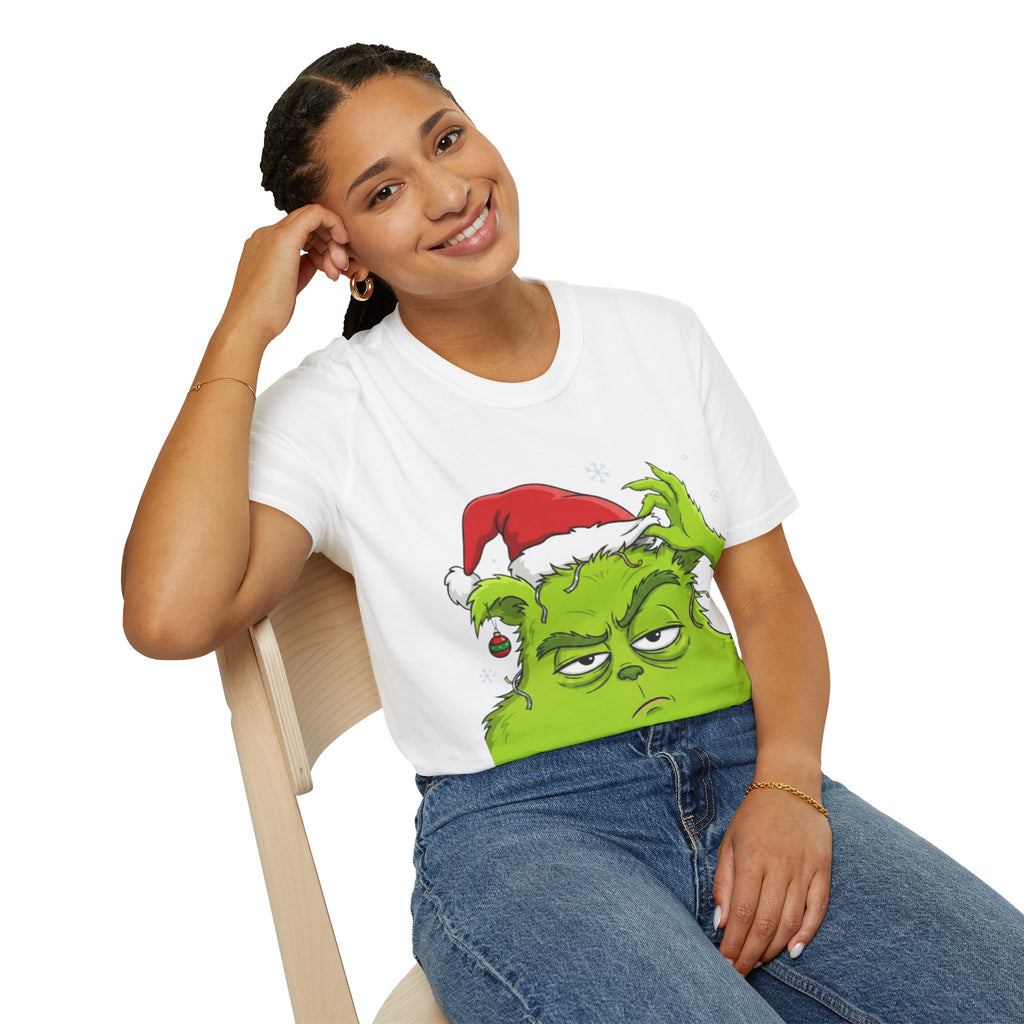 Grinch Holiday Mood T-shirt | Sarcastic Grinch Christmas Tee