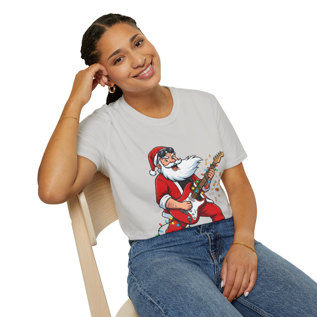 Rockin' Santa Tee | Funny & Cool Christmas T-shirt