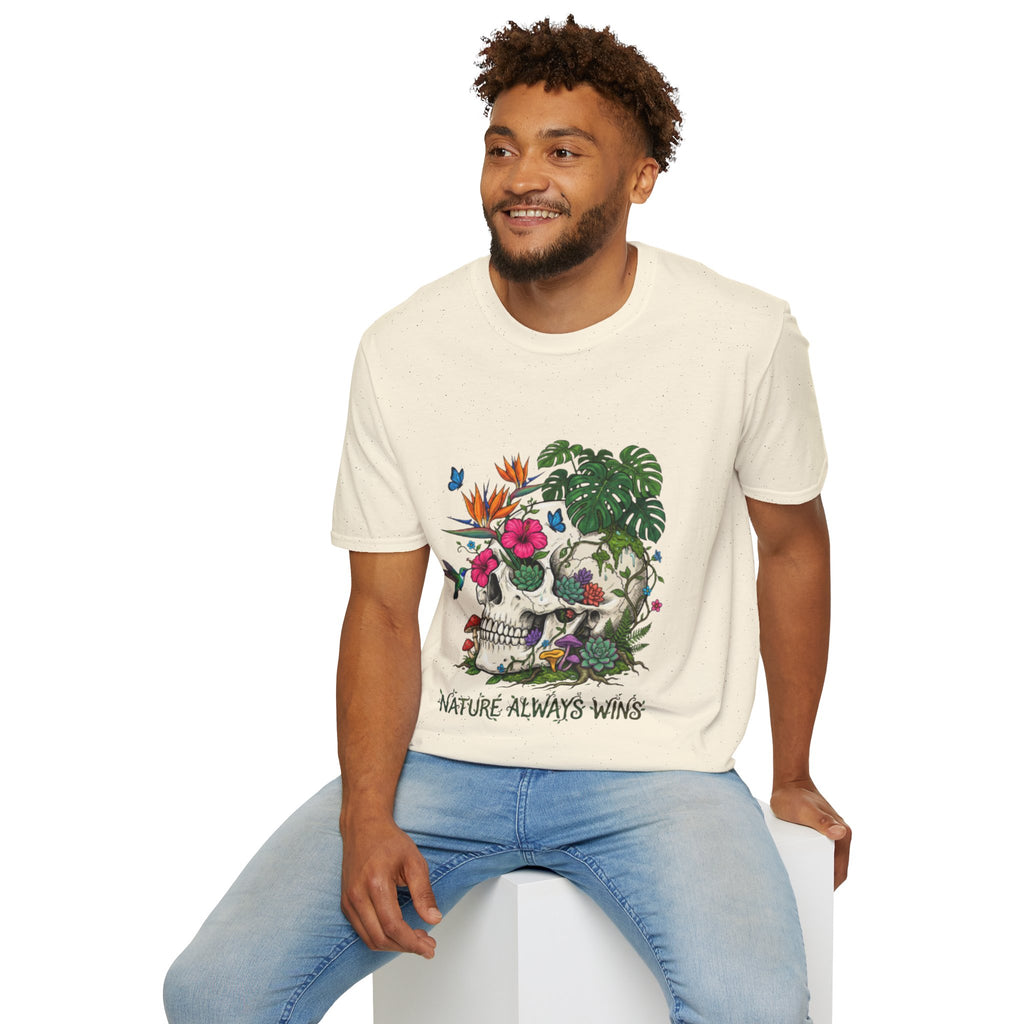 Nature Always Wins Skull Streetwear T-Shirt