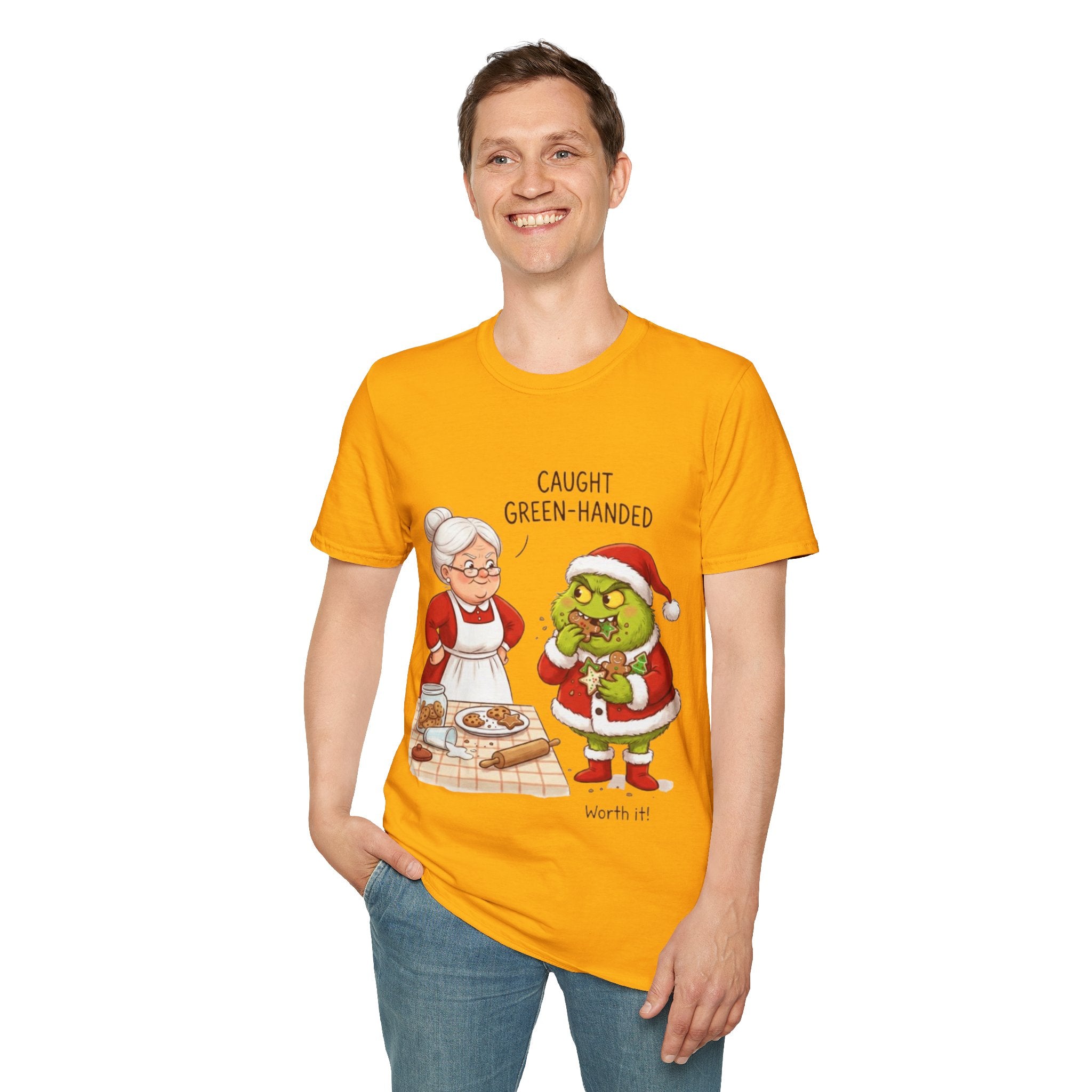 Grinch Cookie Thief T-shirt | Funny Holiday Baking Tee