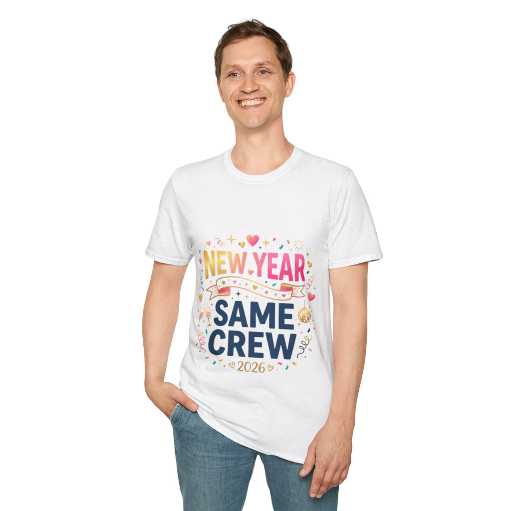 Trendy New Year Same Crew 2026 Streetwear Tee
