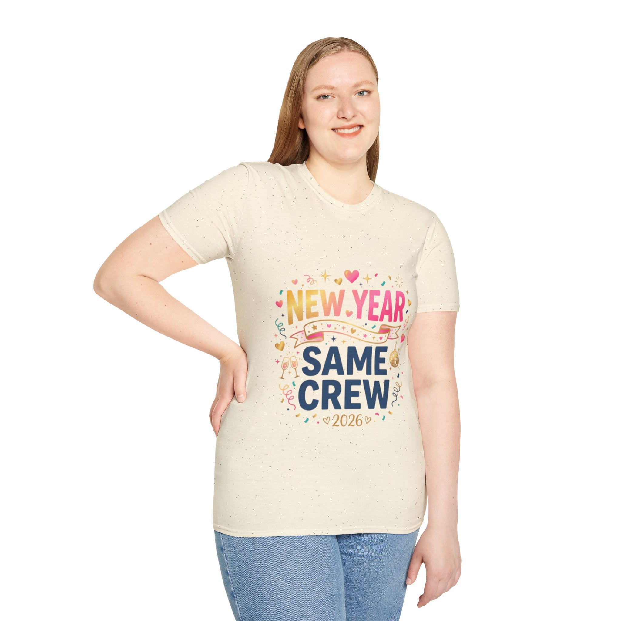 Trendy New Year Same Crew 2026 Streetwear Tee