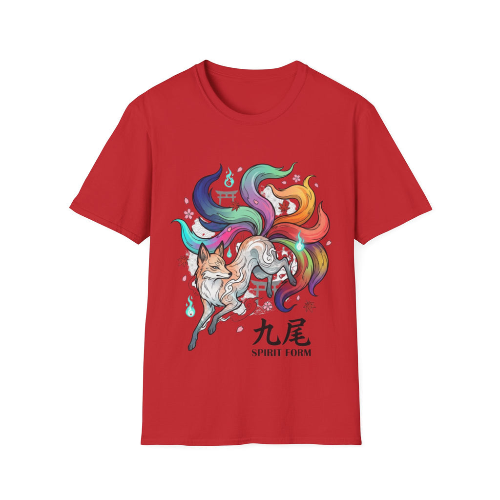 Mystical Nine-Tailed Fox Urban Streetwear Tee