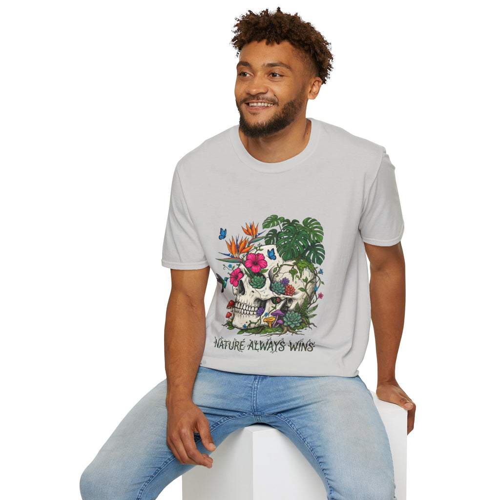 Nature Always Wins Skull Streetwear T-Shirt
