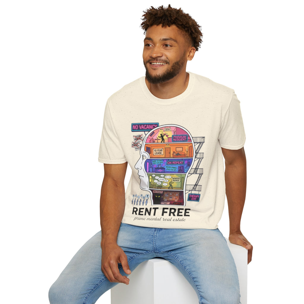 Rent Free Urban Tee - Trendy Streetwear Design