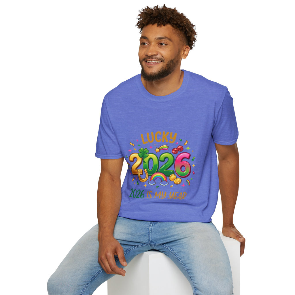 Lucky 2026 Streetwear T-Shirt - Trendy Urban Style