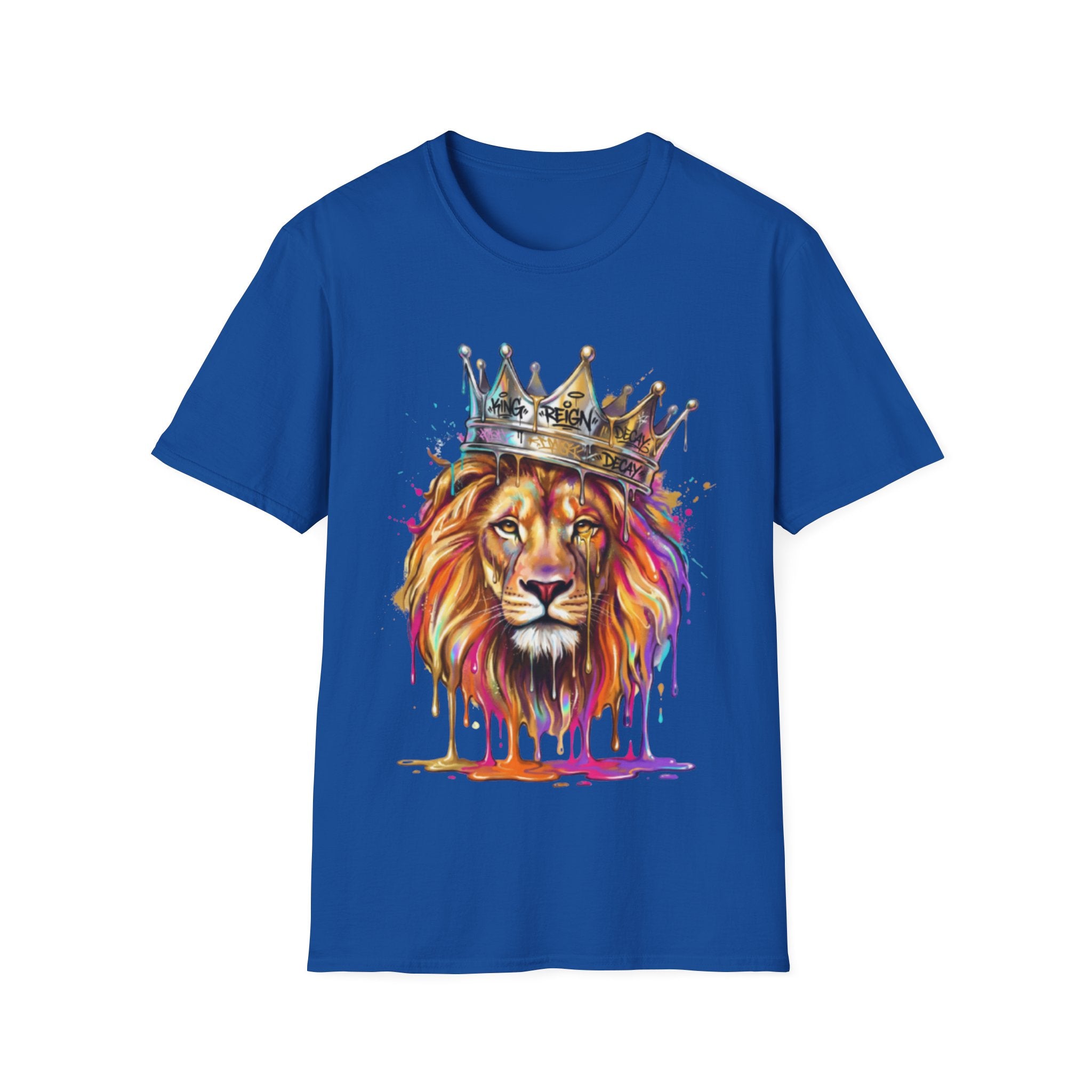 Vibrant Lion Streetwear Tee - Urban Art Vibes