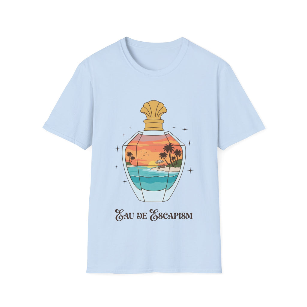 Eau De Escapism Graphic Tee - Dreamy Vacation Aesthetic T-shirt
