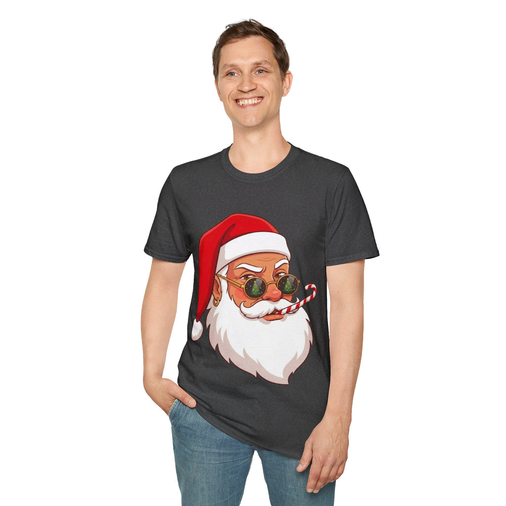 Stylish Santa Christmas Tee | Funny & Cool Holiday T-shirt