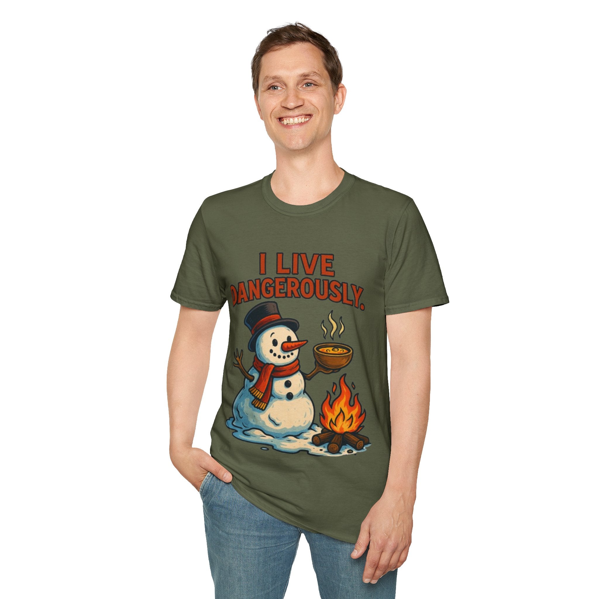 Melting Snowman Tee | Funny & Cool Christmas T-shirt
