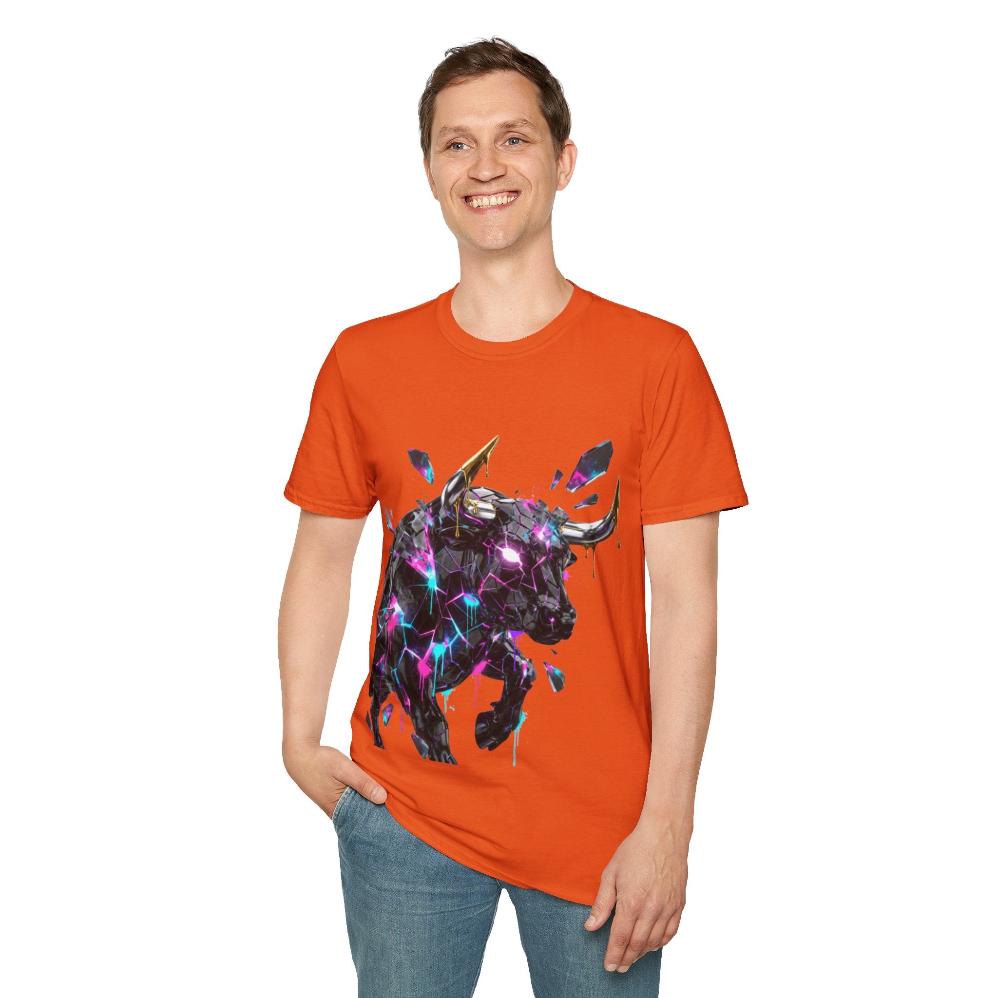 Neon Bull Unisex Tee - Trendy Urban Streetwear