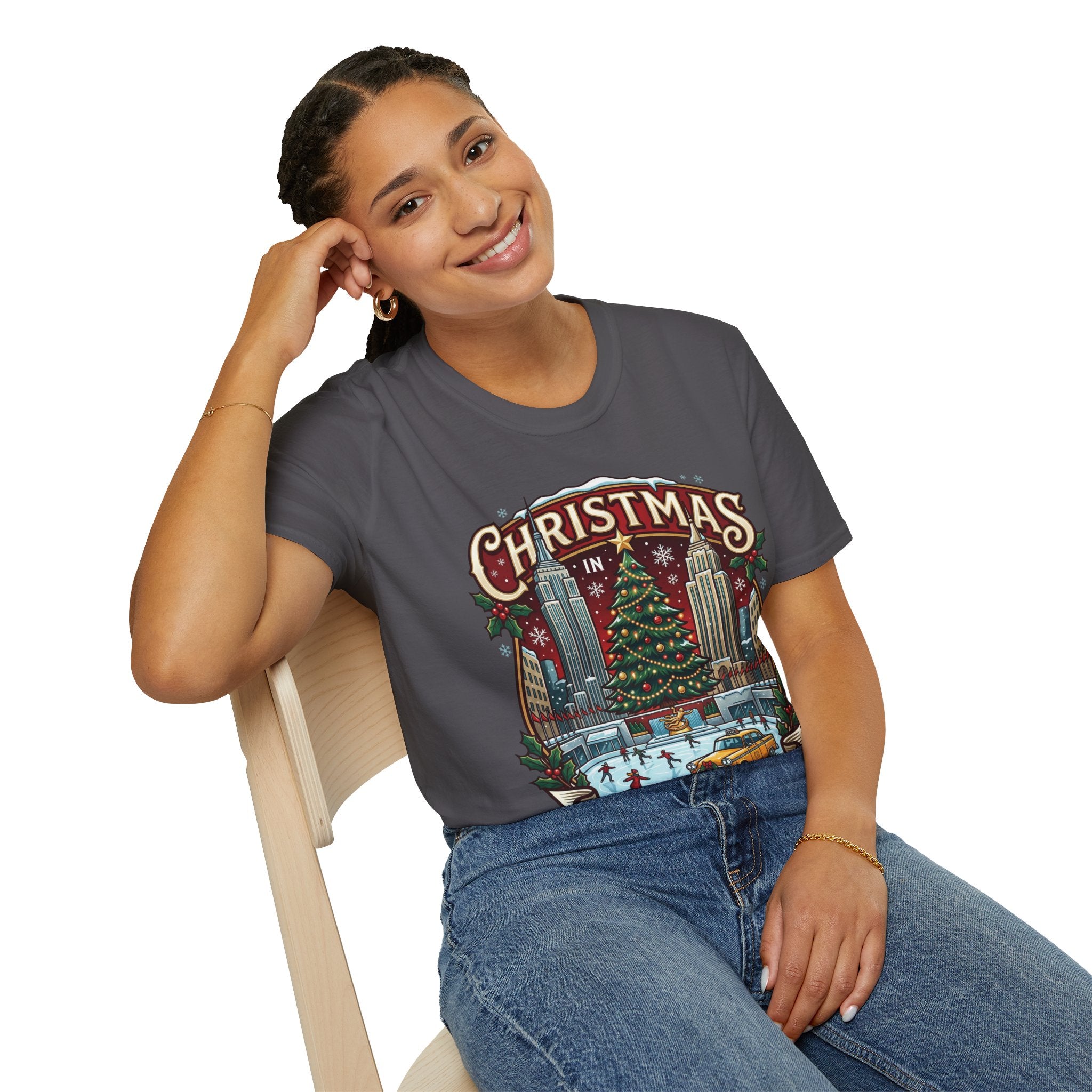New York Christmas T-Shirt: Festive & Stylish