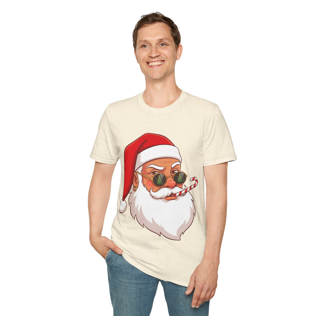 Stylish Santa Christmas Tee | Funny & Cool Holiday T-shirt