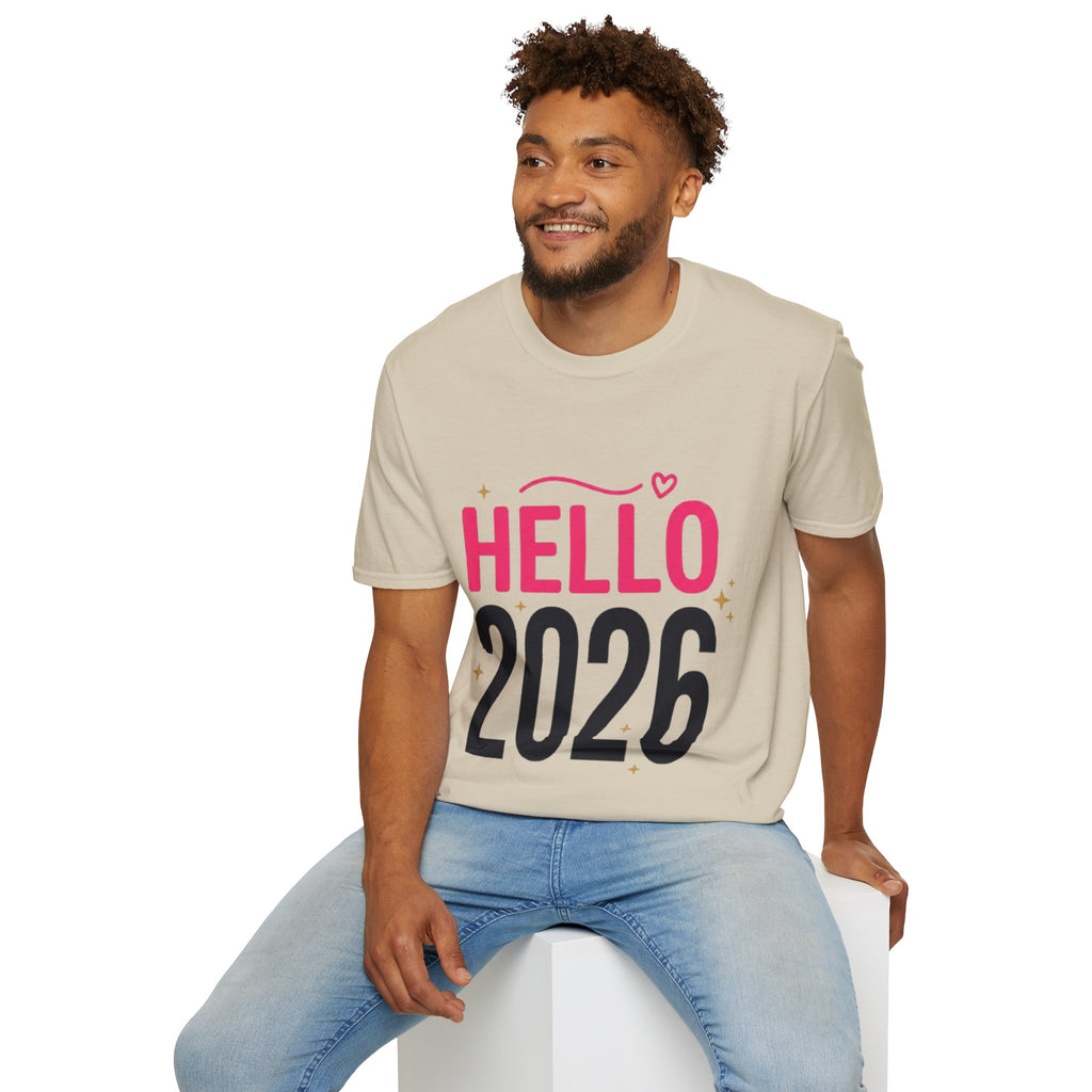 Hello 2026 New Year T-Shirt | Festive NYE Graphic Tee