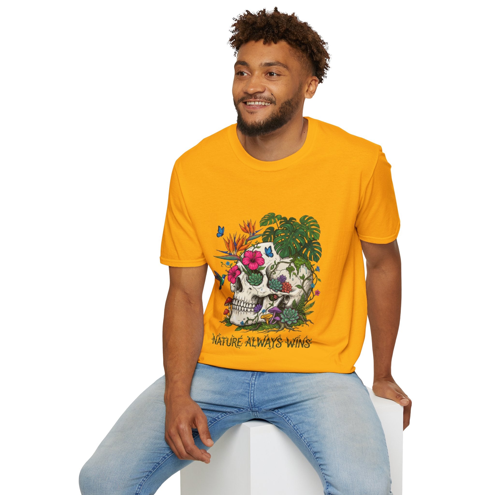 Nature Always Wins Skull Streetwear T-Shirt