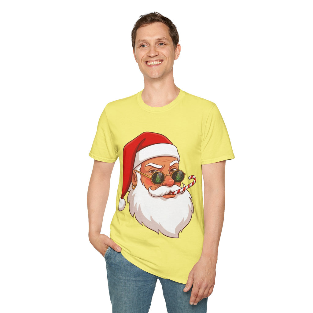 Stylish Santa Christmas Tee | Funny & Cool Holiday T-shirt