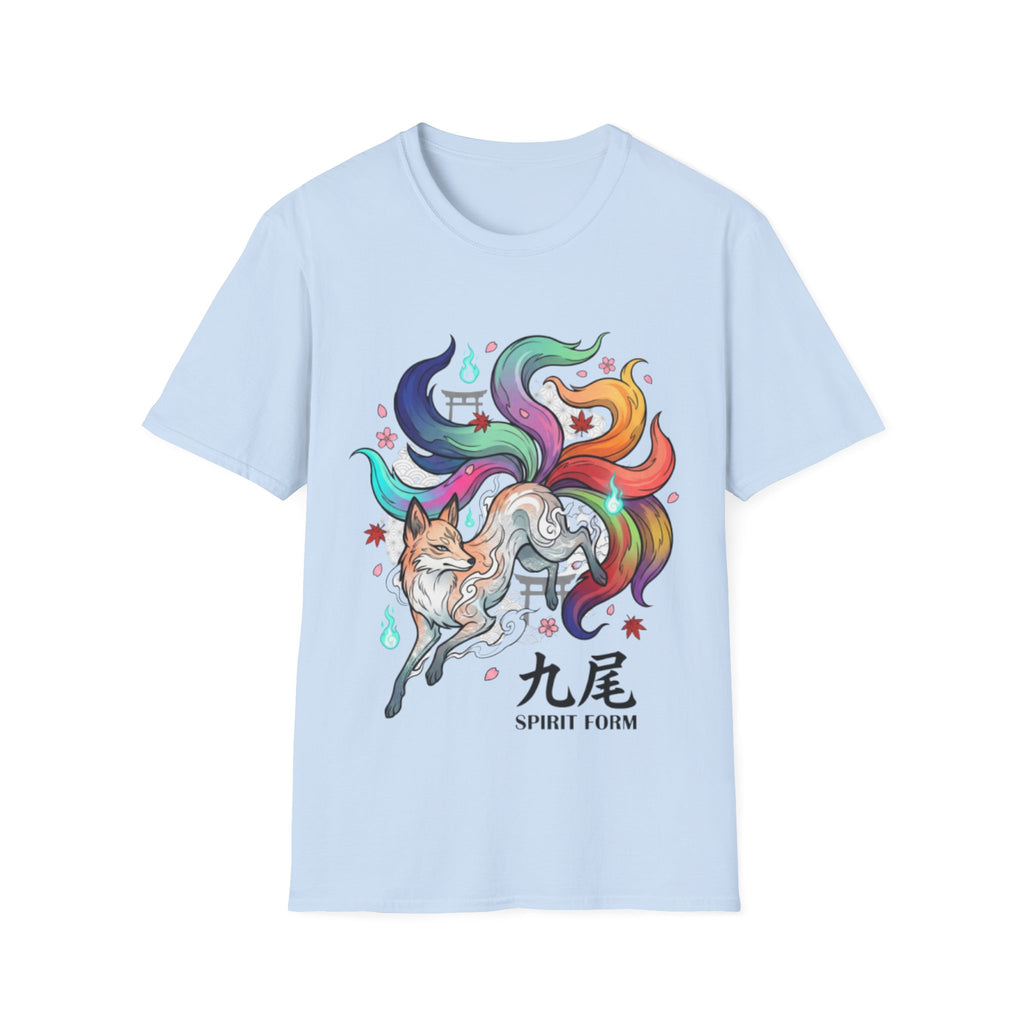 Mystical Nine-Tailed Fox Urban Streetwear Tee