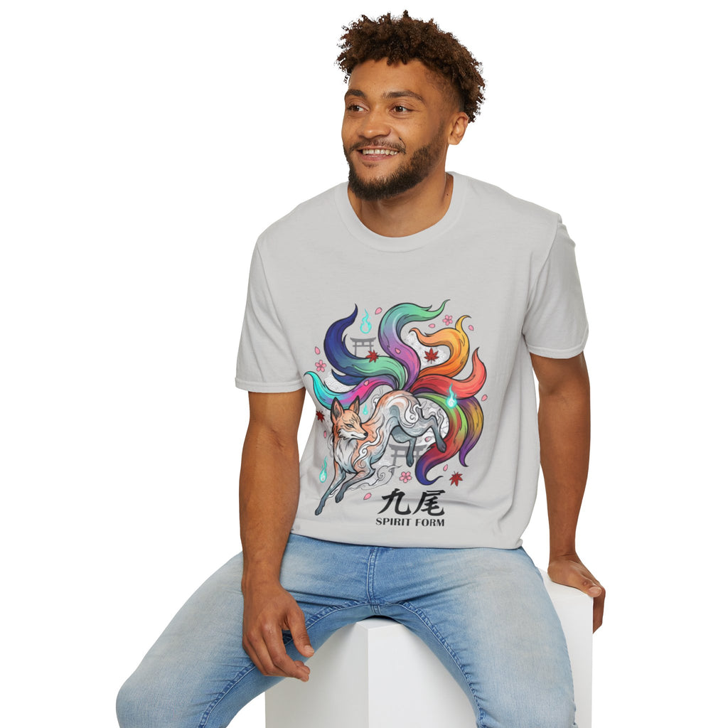 Mystical Nine-Tailed Fox Urban Streetwear Tee