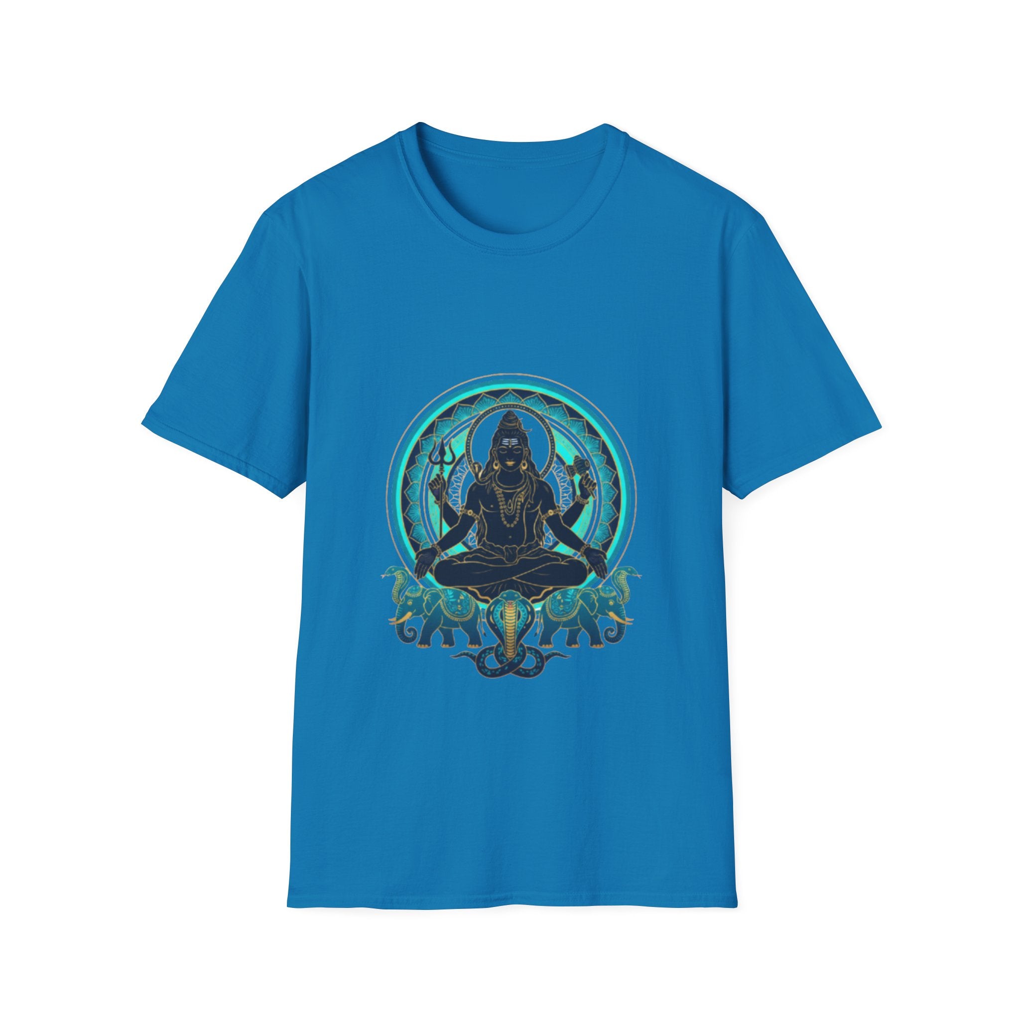 Mahadev Enlightning Aesthetic Silhouette Tee
