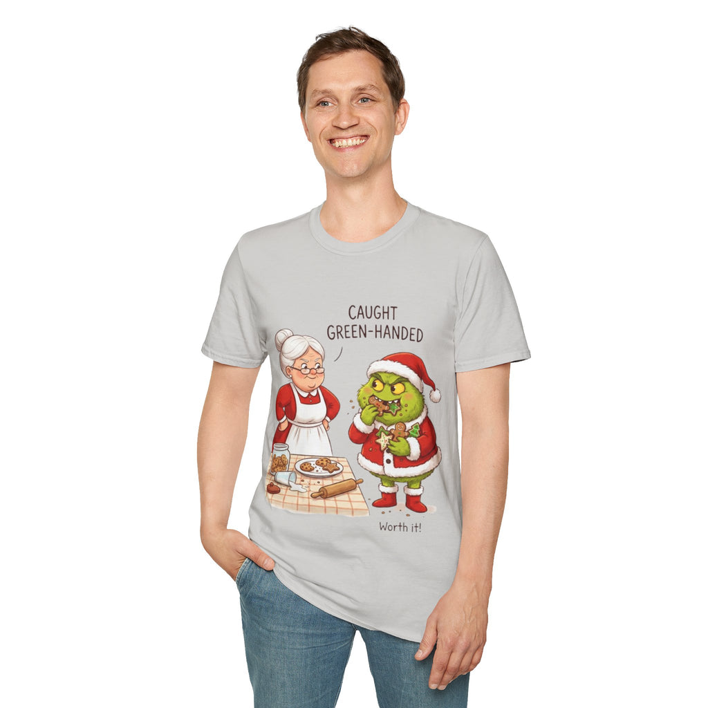 Grinch Cookie Thief T-shirt | Funny Holiday Baking Tee