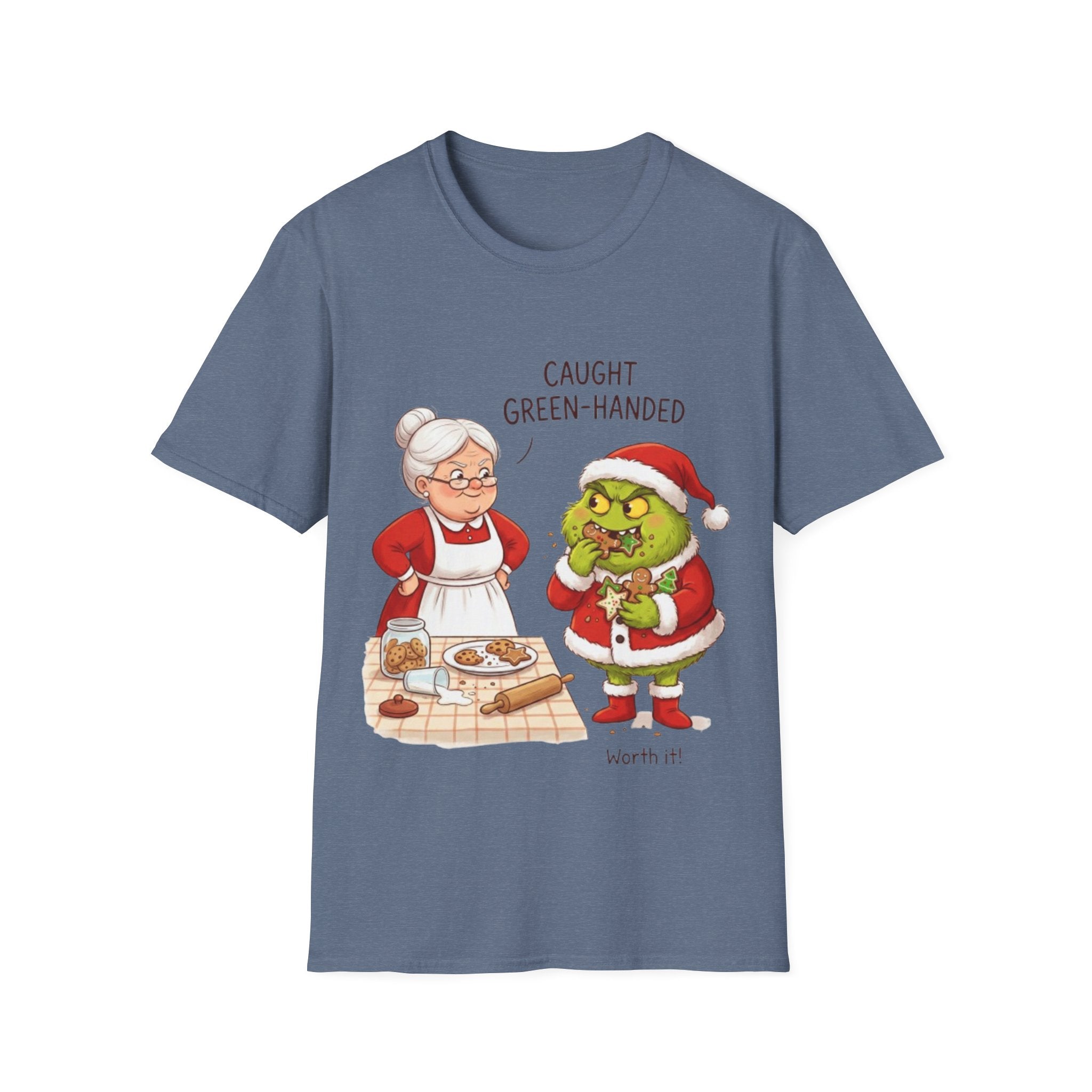 Grinch Cookie Thief T-shirt | Funny Holiday Baking Tee