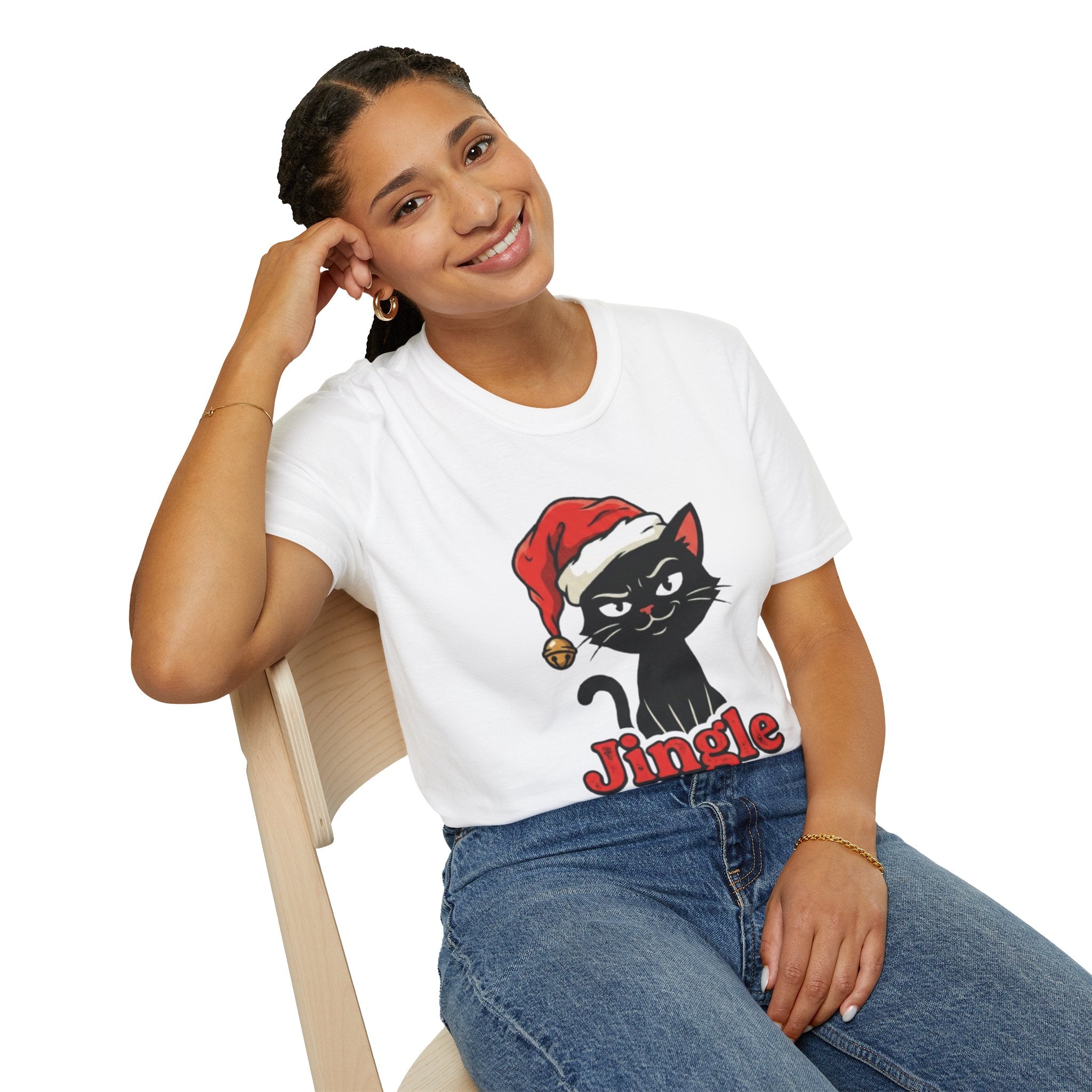 Jingle This Cat T-shirt | Funny Cat Christmas Tee