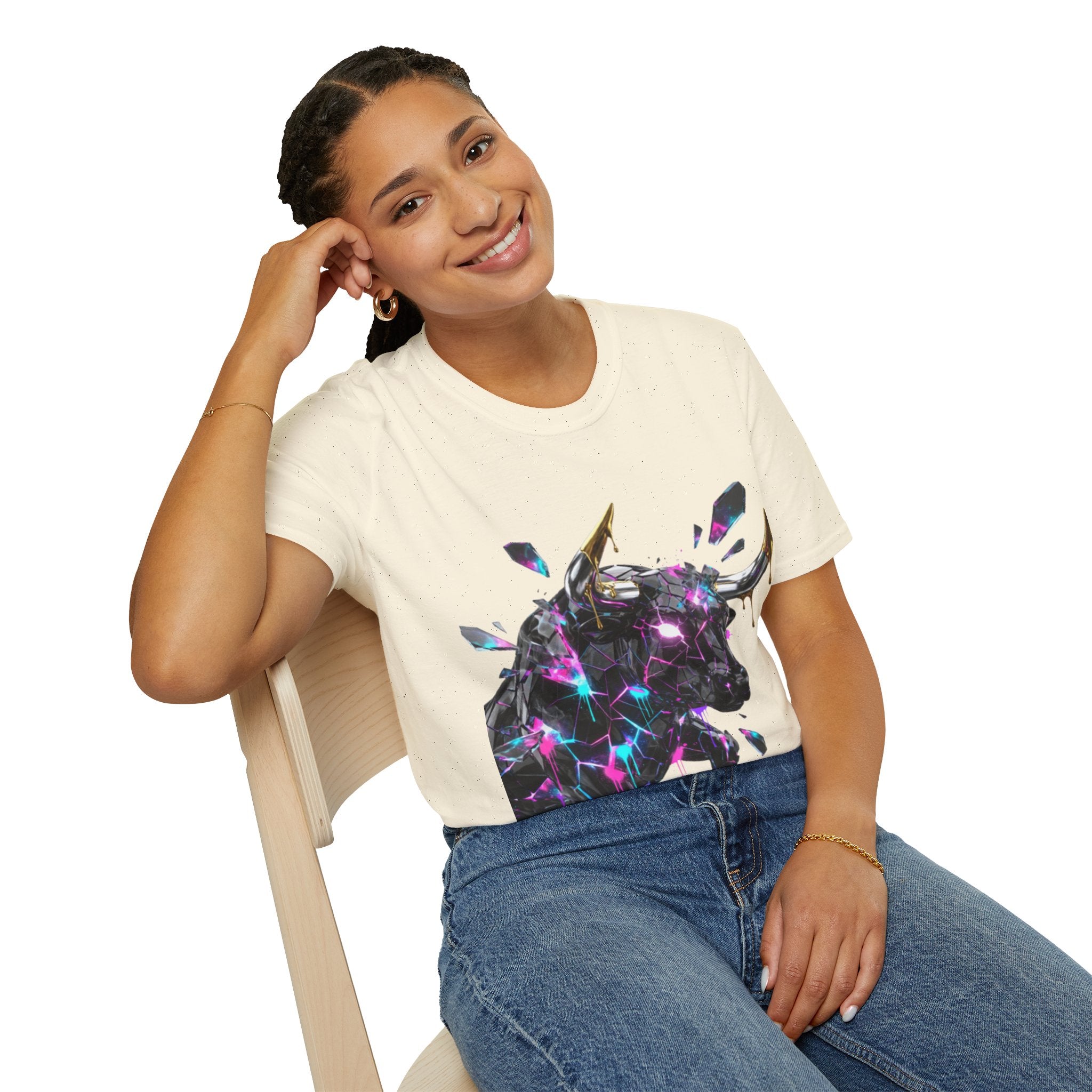 Neon Bull Unisex Tee - Trendy Urban Streetwear