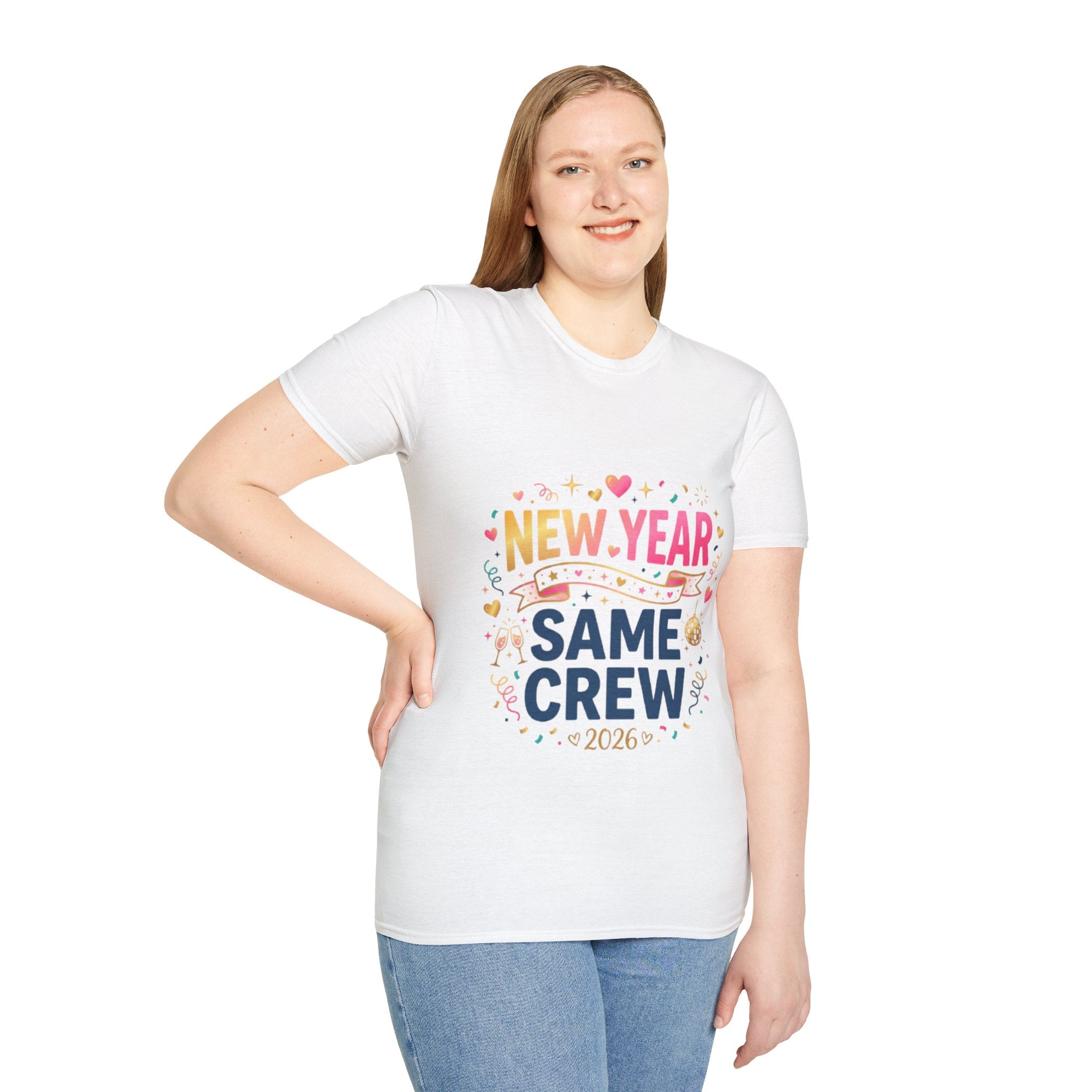 Trendy New Year Same Crew 2026 Streetwear Tee