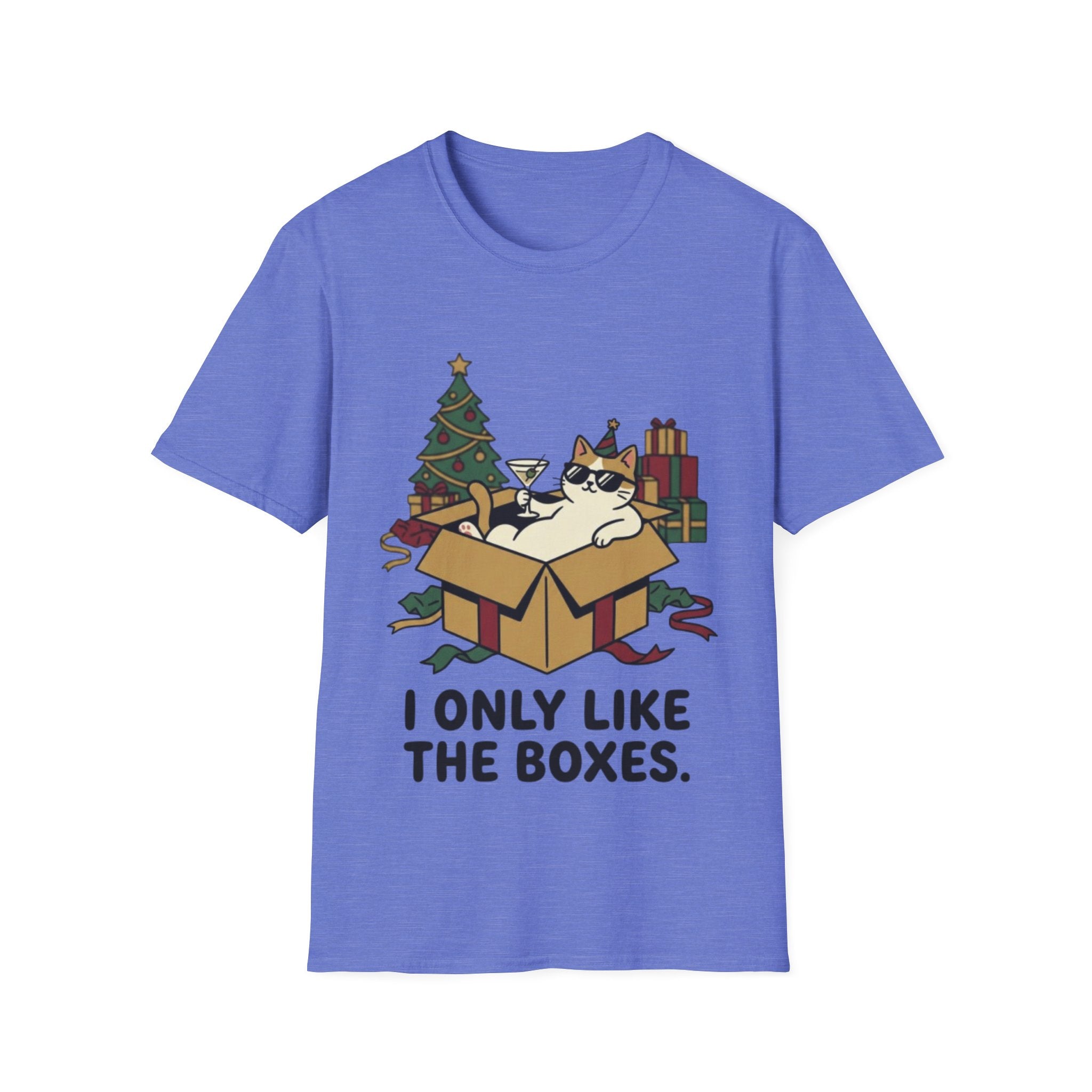 Cat Holiday Spirit Tee | Funny & Cool Christmas T-shirt