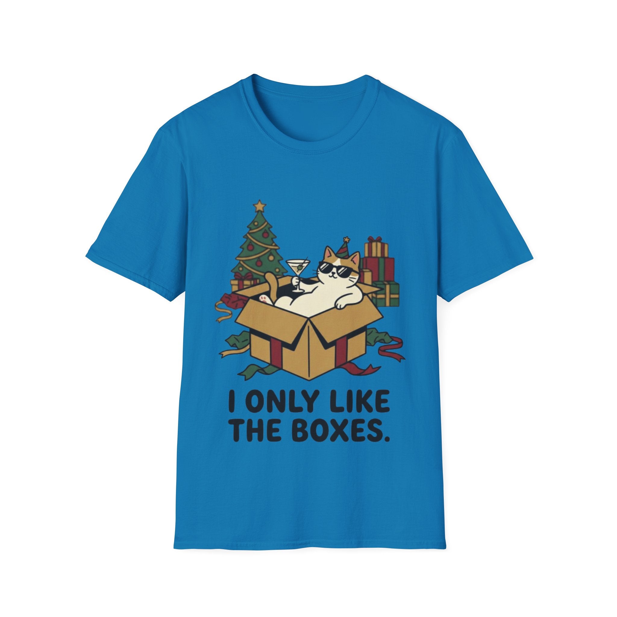 Cat Holiday Spirit Tee | Funny & Cool Christmas T-shirt