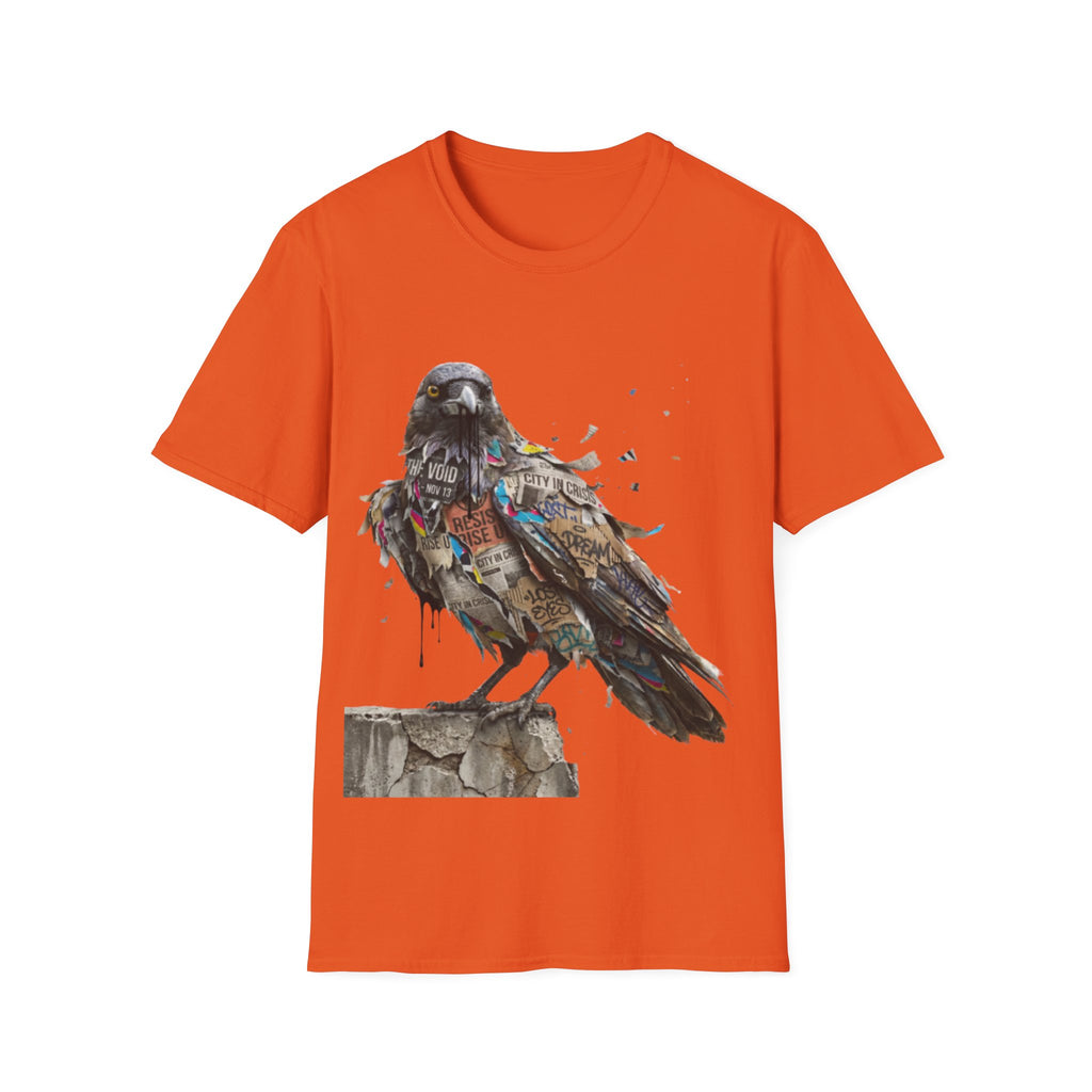 Urban Rebel Crow T-Shirt - Trendy Streetwear Style