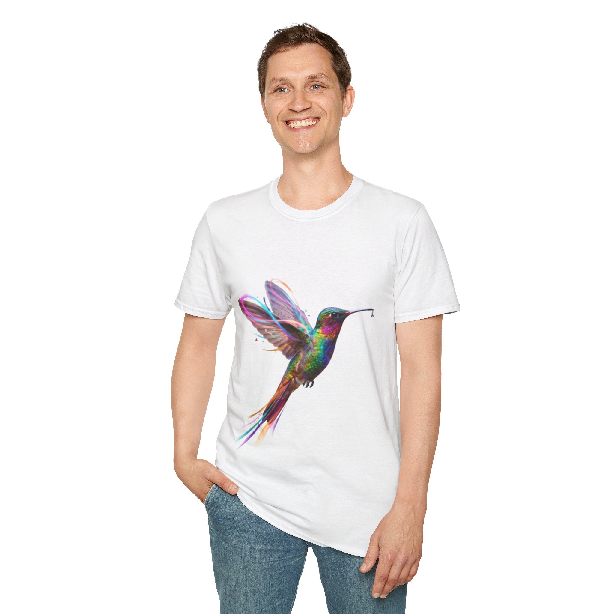 Vibrant Hummingbird Urban Streetwear Tee
