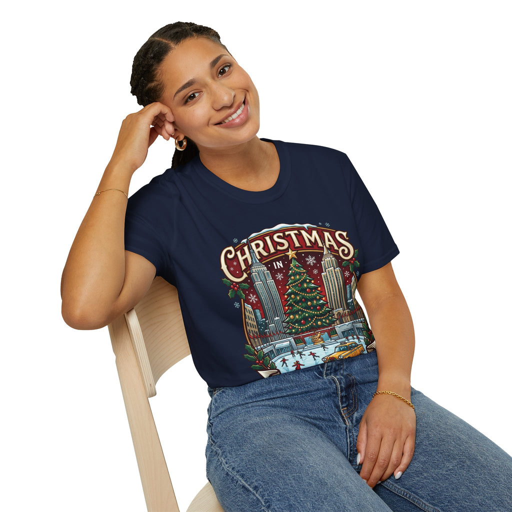 New York Christmas T-Shirt: Festive & Stylish